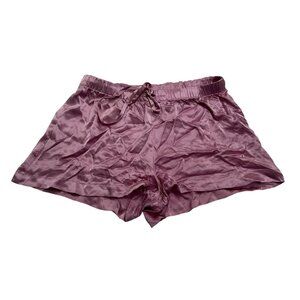 Helena Quinn Silk Charmeuse PJ Short in Orchid Pink